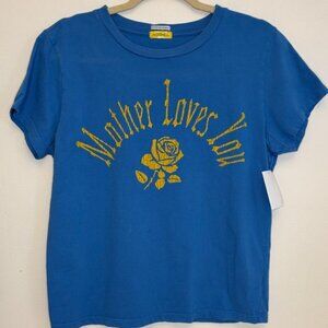 MOTHER The Boxy Goodie Goodie Tee – “Mother Loves You” Graphic – Size M NEW